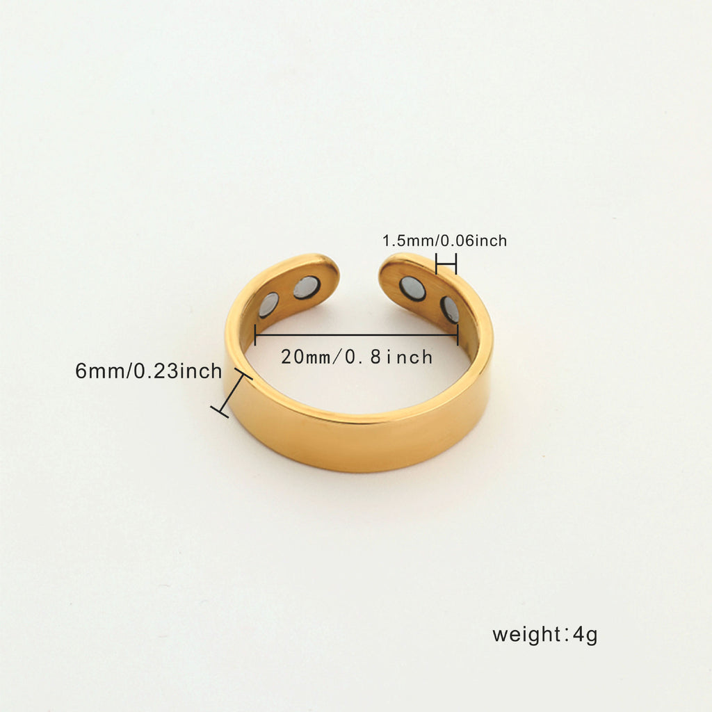 Anti-Schnarchring Stopper Schlaf Atmungshilfe Akupressur Behandlung Gegen Schnarchen Gesundheitspflege Magnetfeldtherapie Fingerring Gesunder Schmuck