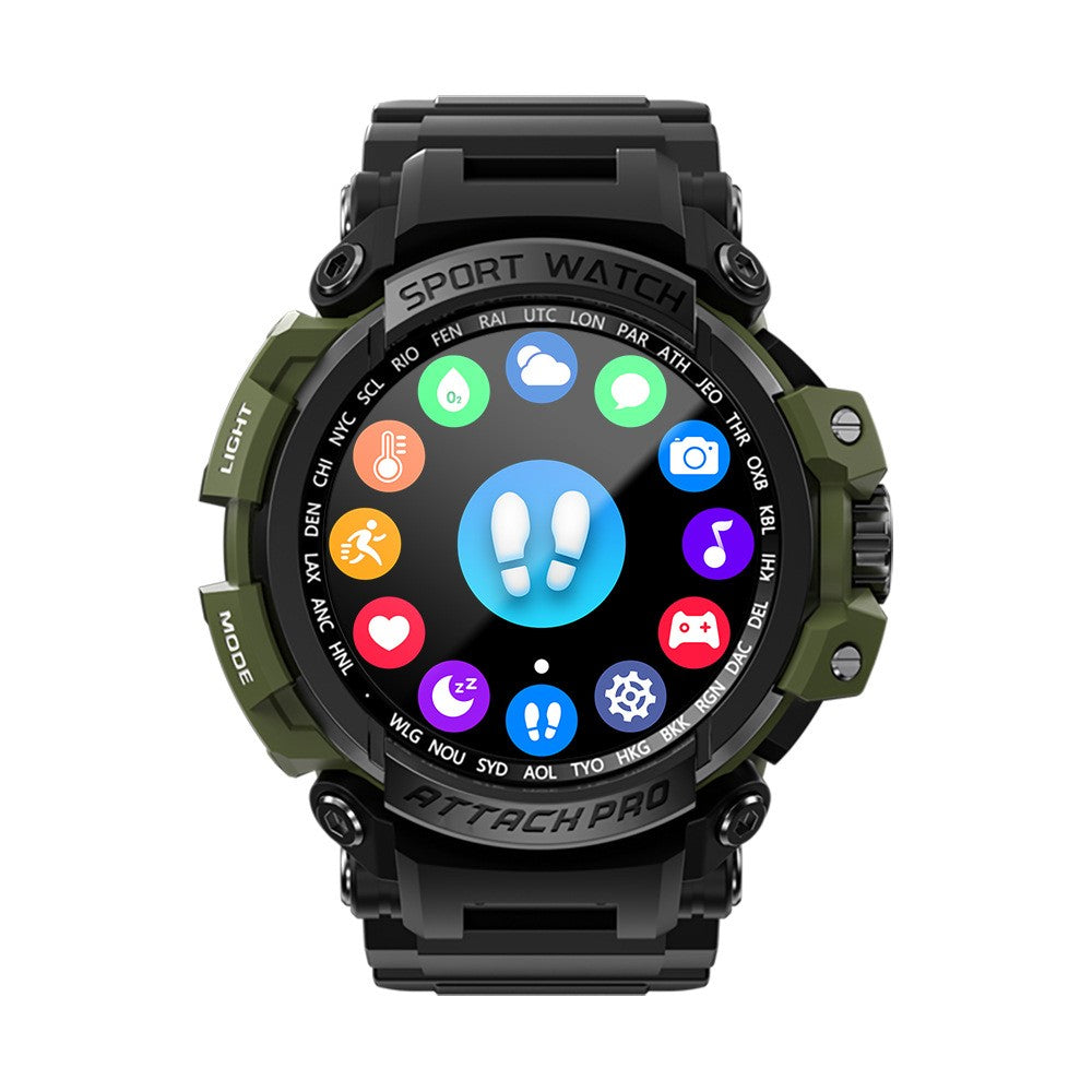 Outdoor-Sport-Smartwatch mit Dreifachschutz und Bluetooth-Anruffunktion