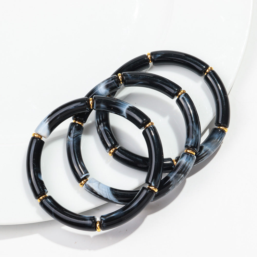 European And American Popular Acrylic Elbow Bracelets Ladies