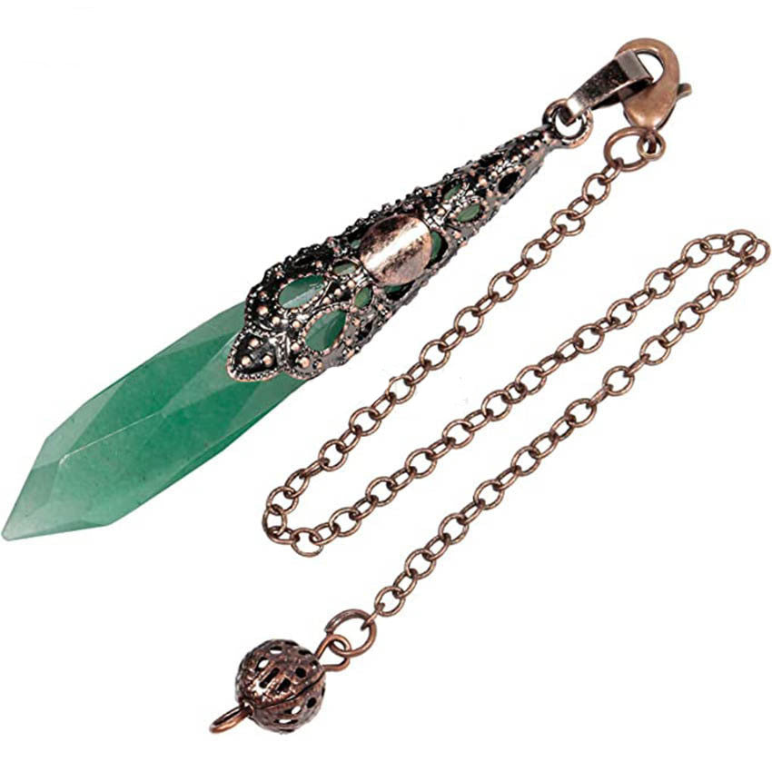 Anhänger aus natürlichem Diamantkristall in Säulenform