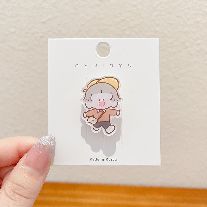 Women's Fashionable Simple And Cute Cartoon Brooch