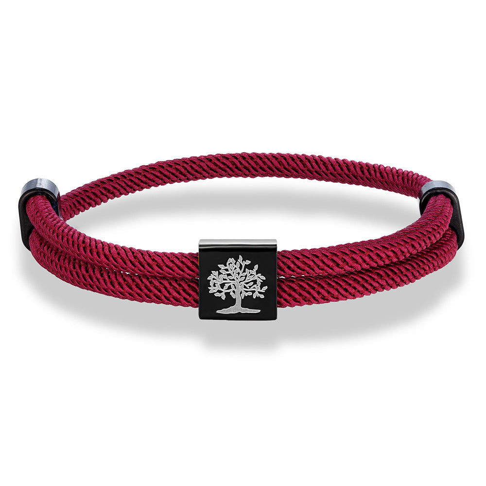 Simple Fashion Cross Milan Rope Braided Bracelet