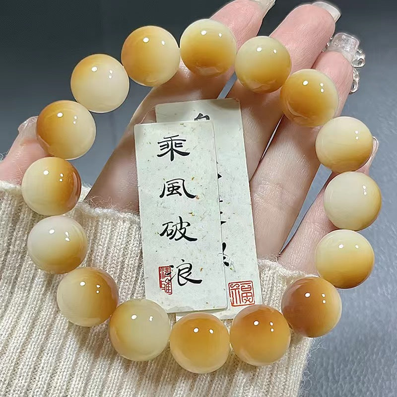 Natural Bodhi Bead Bracelet Old Materials Crafts