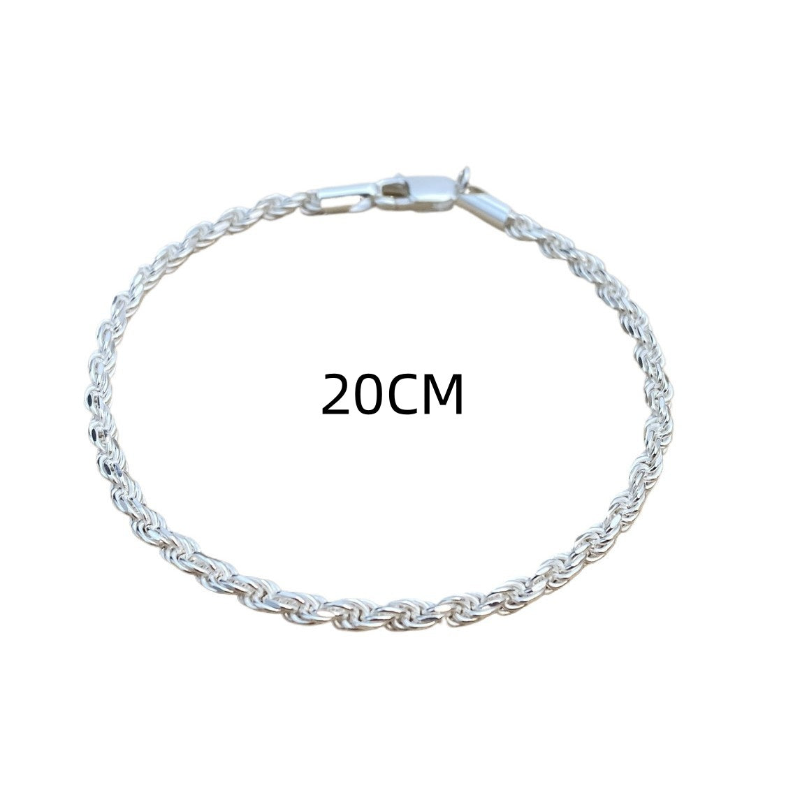 Pulsera sencilla unisex de personalidad retorcida
