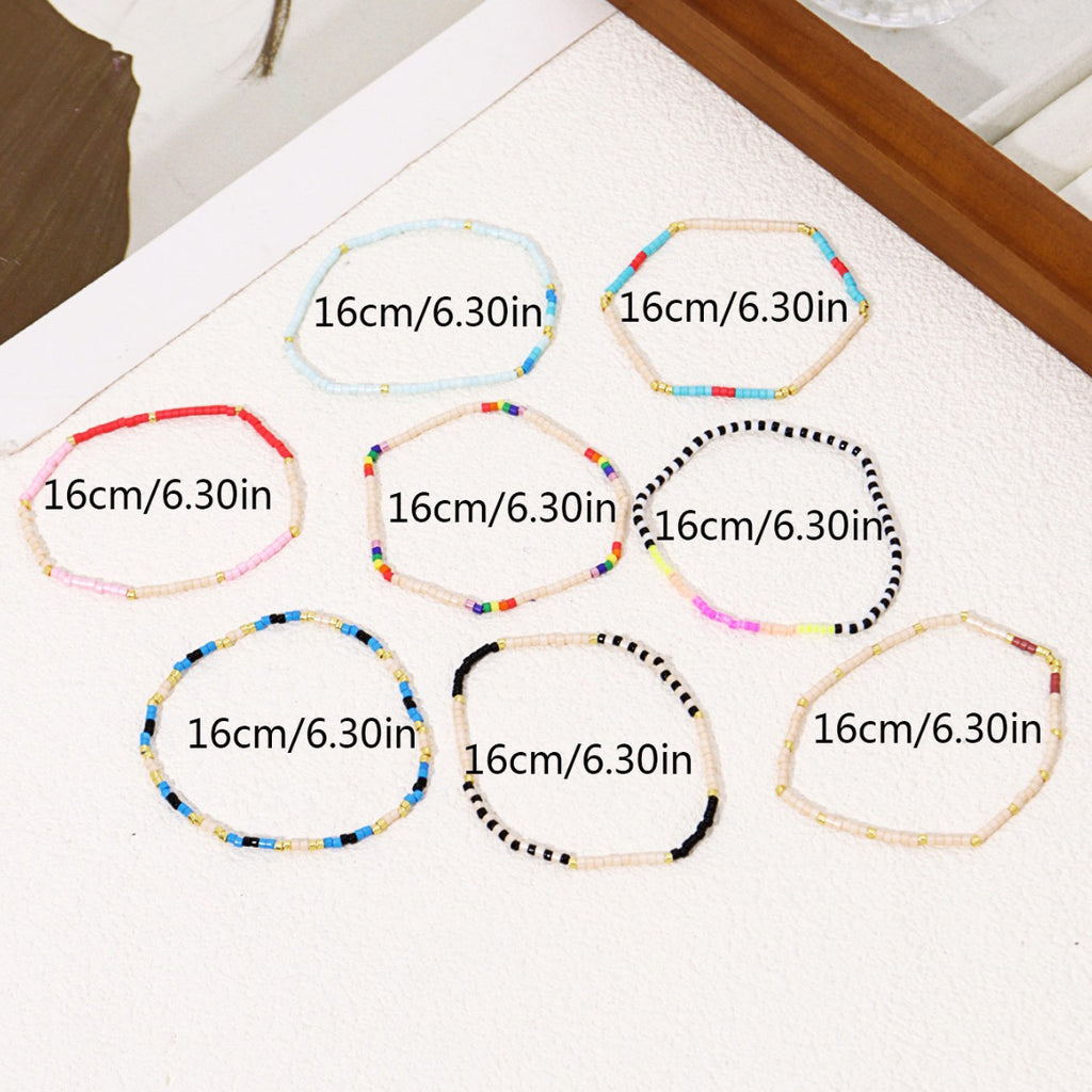 Fashion Regenbogen Retro Set Damen Armband