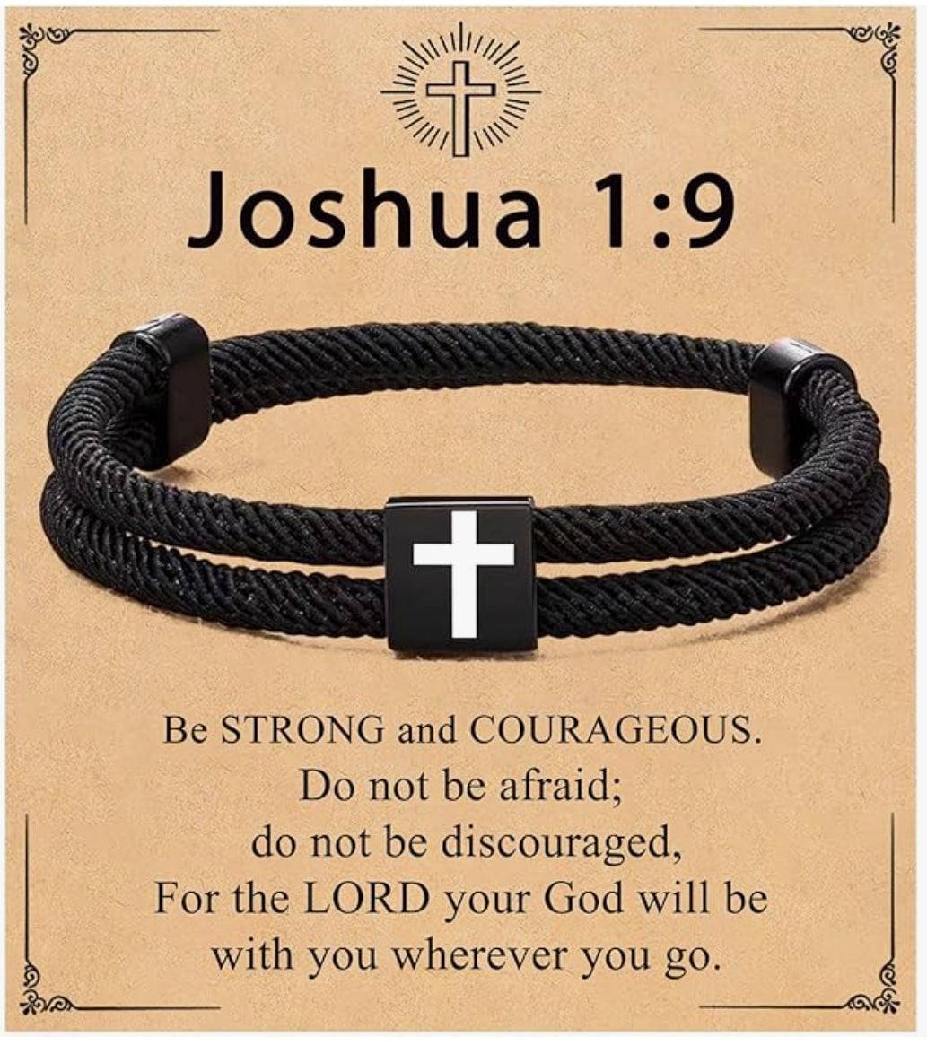 Simple Fashion Cross Milan Rope Braided Bracelet