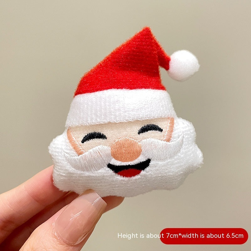 Cartoon Niedlicher Weihnachtsmann Brosche Weihnachts-Festival-Accessoires