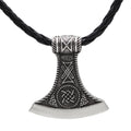 Nordische Wikinger-Symbol-Axt-Anhänger-Halskette Herren