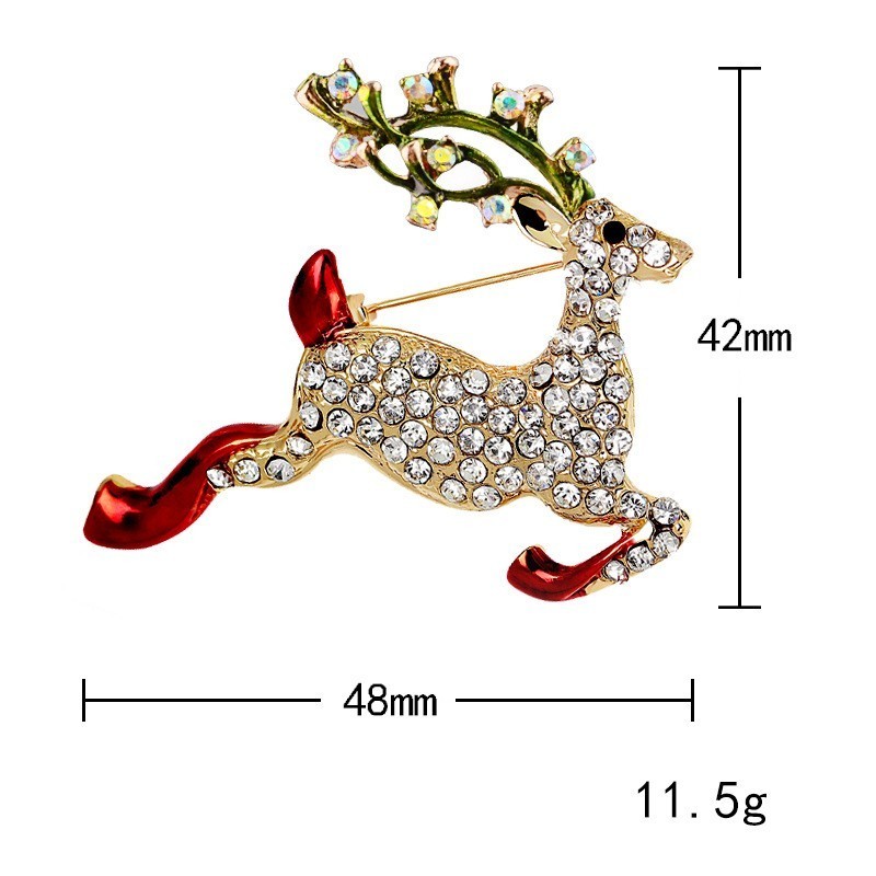 Christmas tree brooch pin