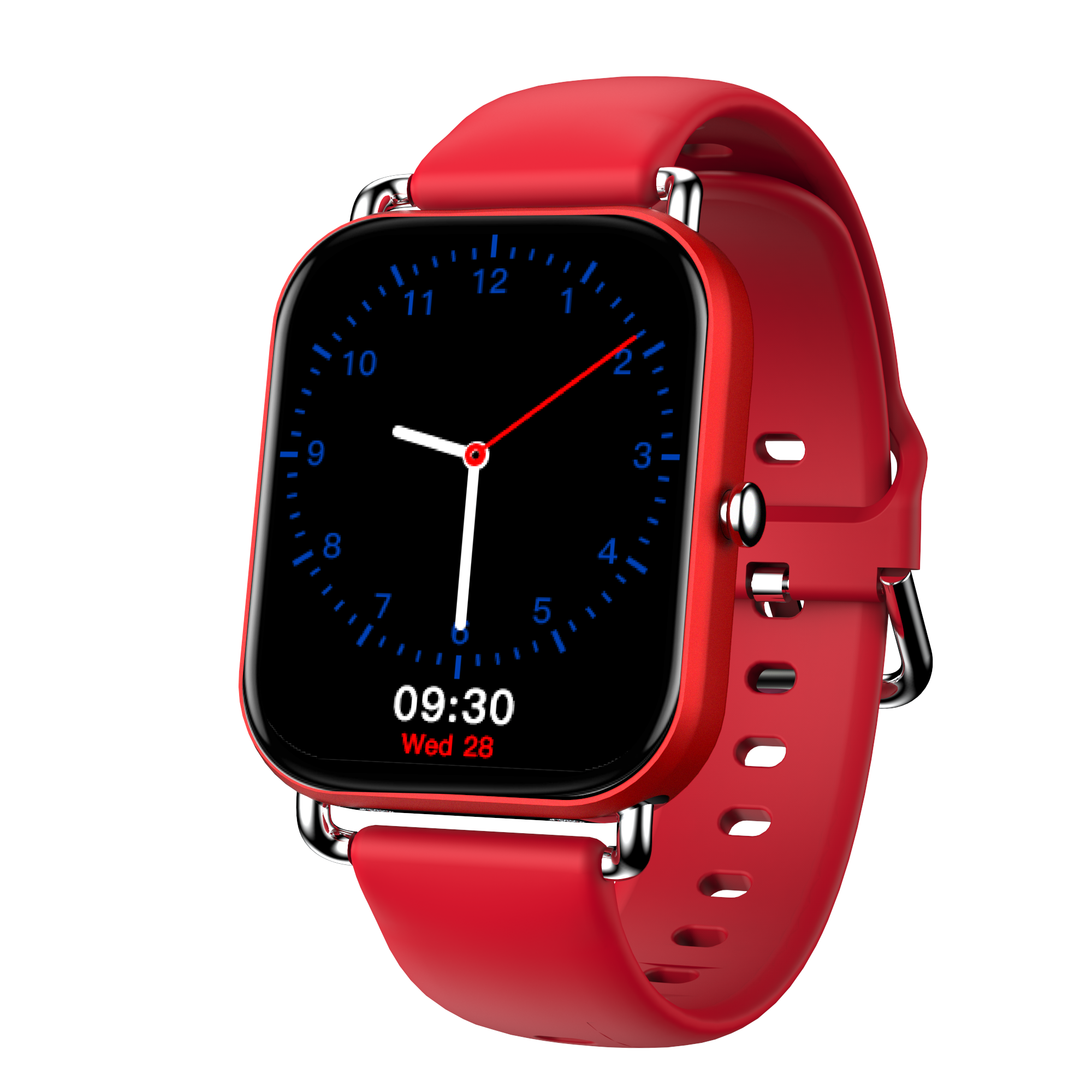 Körpertemperaturmessung, Kollisions-Farb-Sportmodus, stilvolle mikro-gravierte Smartwatch