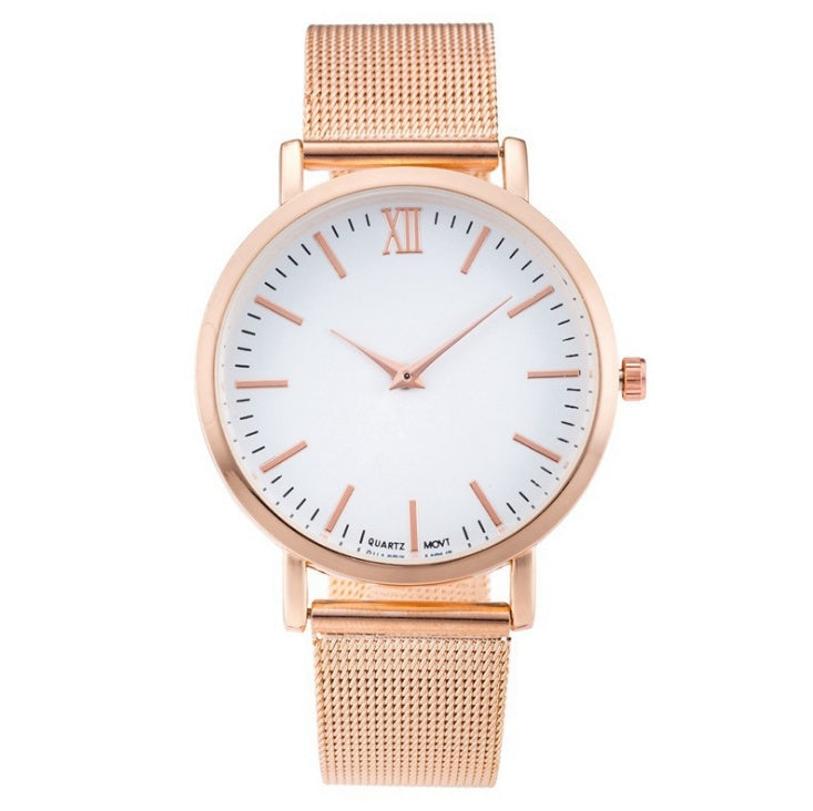 Vansvar Fashion-Marke Silber- und Gold-Meshband kreative Marmor-Armbanduhr lässige Damen Quarzuhren Geschenk Relogio Feminino
