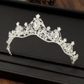 Tocado coreano hecho a mano con cuentas, accesorios de boda, aro de corona, accesorios de novia