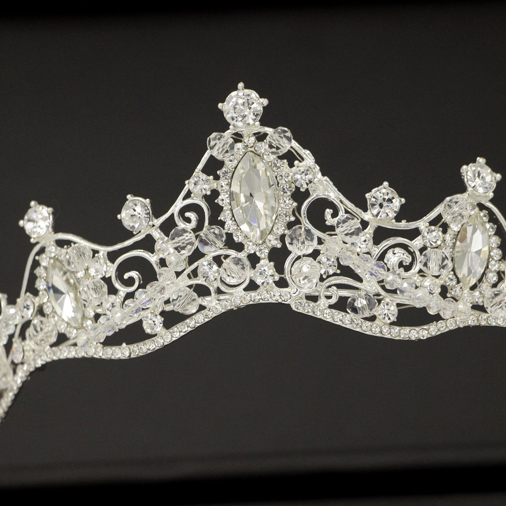 Tocado coreano hecho a mano con cuentas, accesorios de boda, aro de corona, accesorios de novia