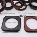 Square Bracelet Geometric Wooden Vintage