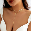 Damen einfache Hip-Hop Schlangenkette