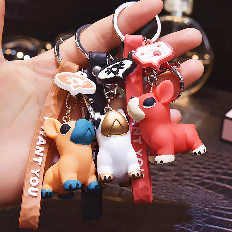 Puppy keychain