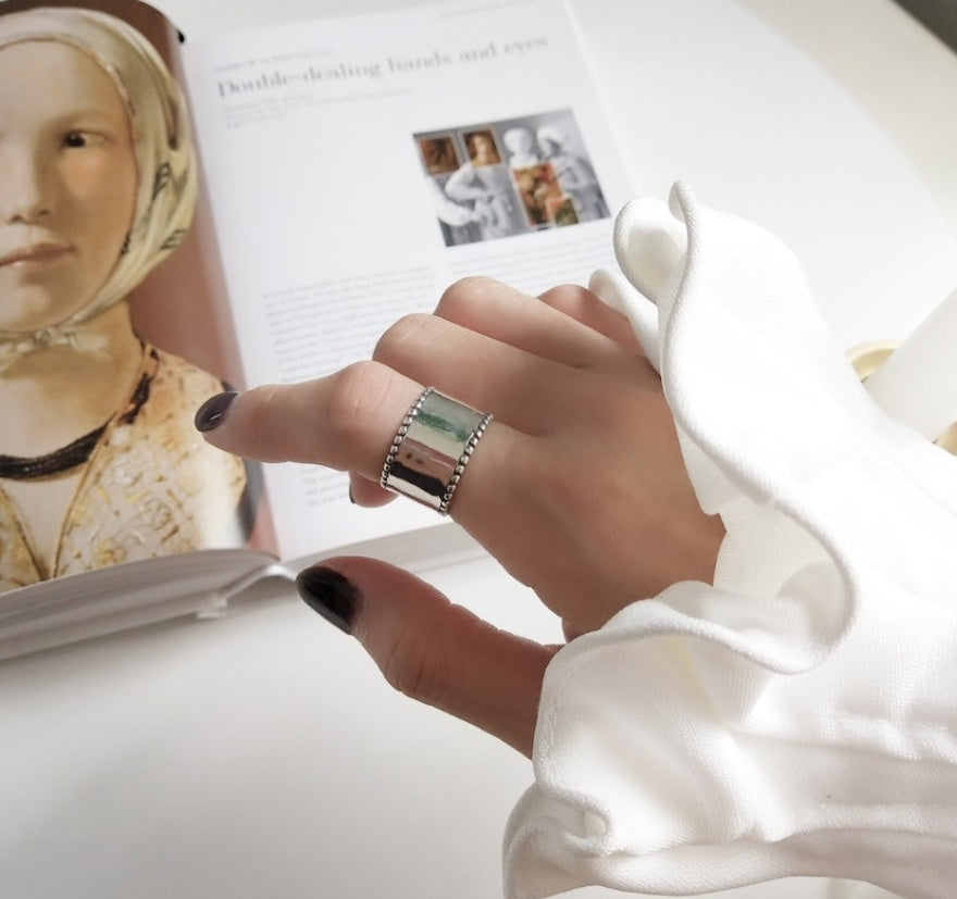Sterlingsilberring Persönlichkeit Trendiger Schmuck