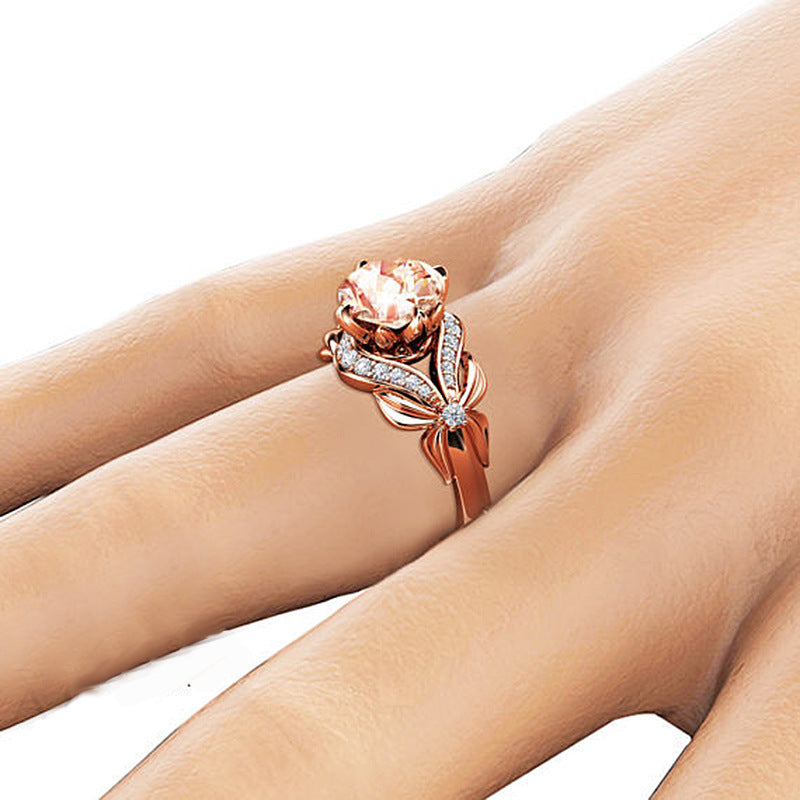 Anillo Micro Lazo de Diamantes
