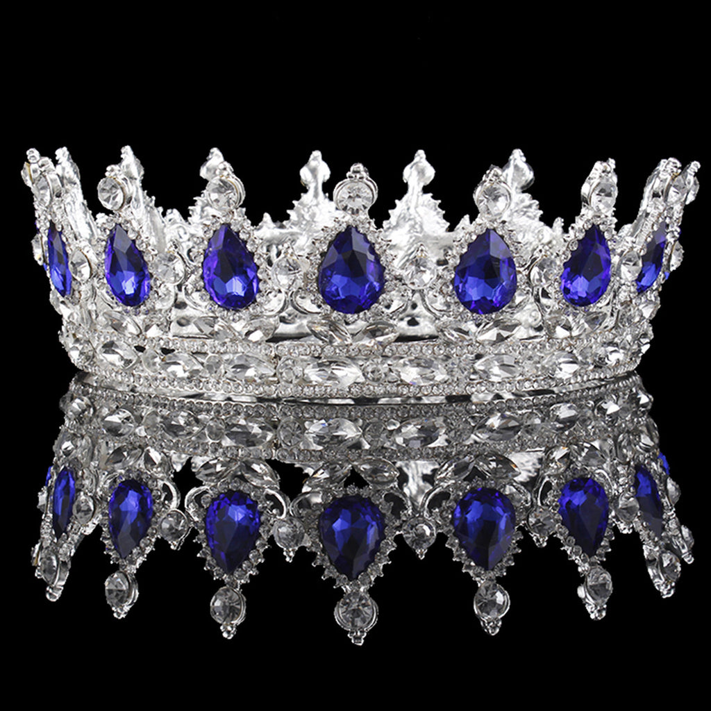 Barocke Brautkrone Kopfschmuck Strass-Haaraccessoires