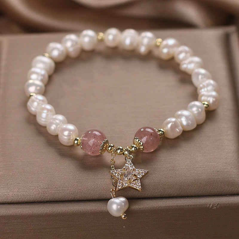 Pulsera de perlas naturales de agua dulce: lujo asequible y a la moda