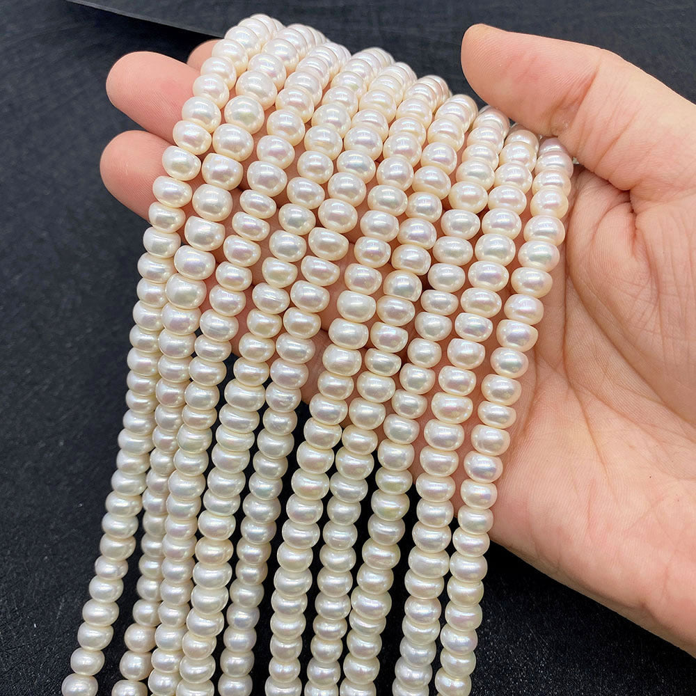 Natürliche Süßwasserperle lose Perlen Schmuck Halsketten-Zubehör