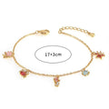 Armband mit Meerestieren 18K Gold Trendiges Armband