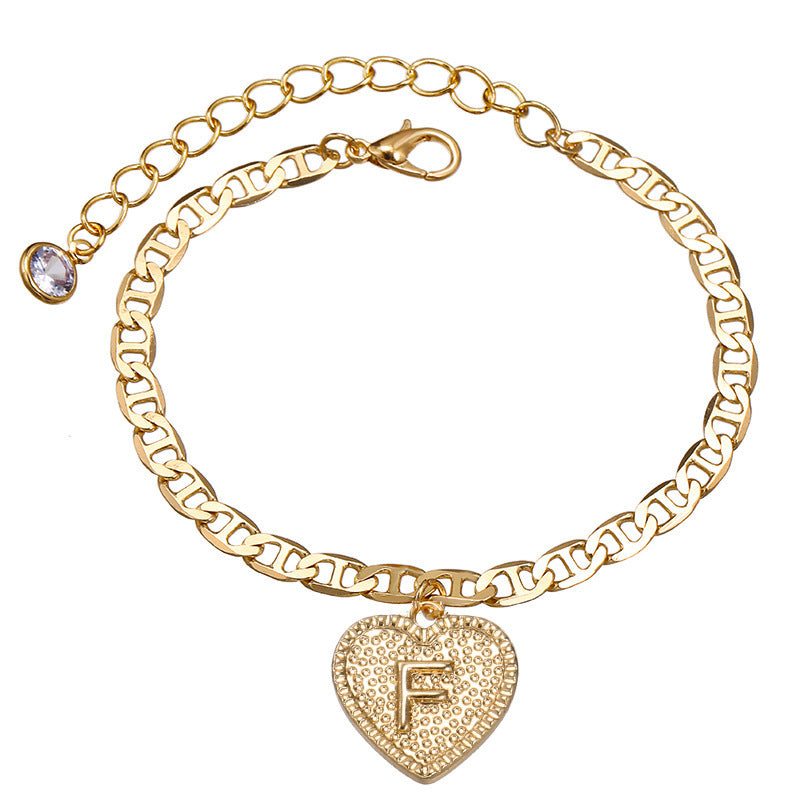 26 English Letters Fashion Men's And Women's Beach Chain