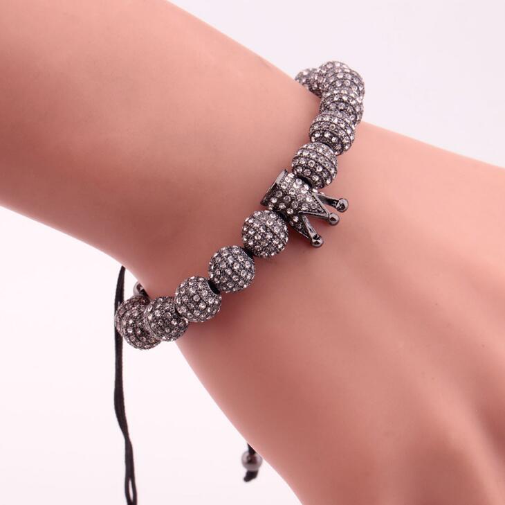 Pulseras de circonita Fashion Crown