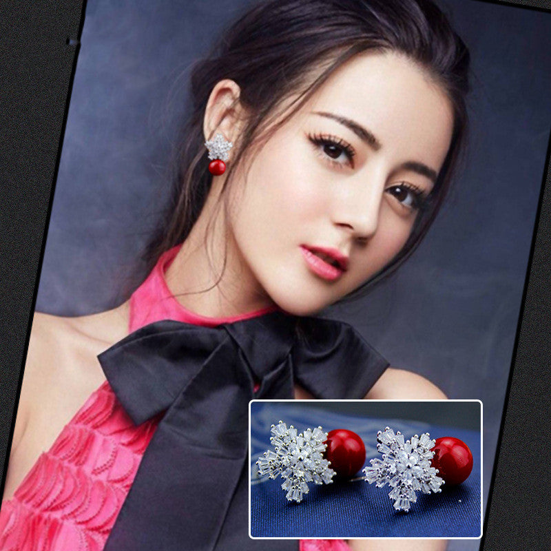 Pendientes Perla de Nieve