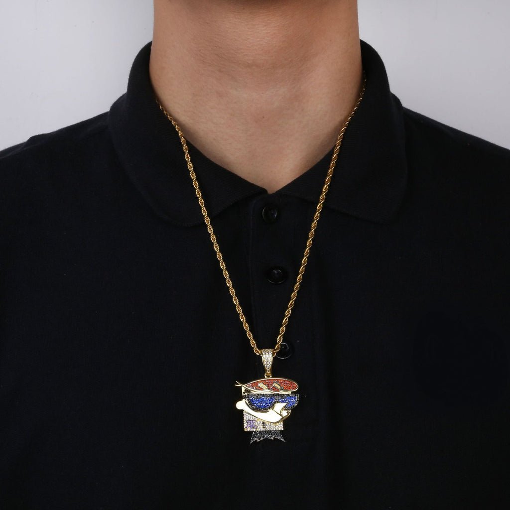 Personalisierte Hip-Hop-Halskette für Herren