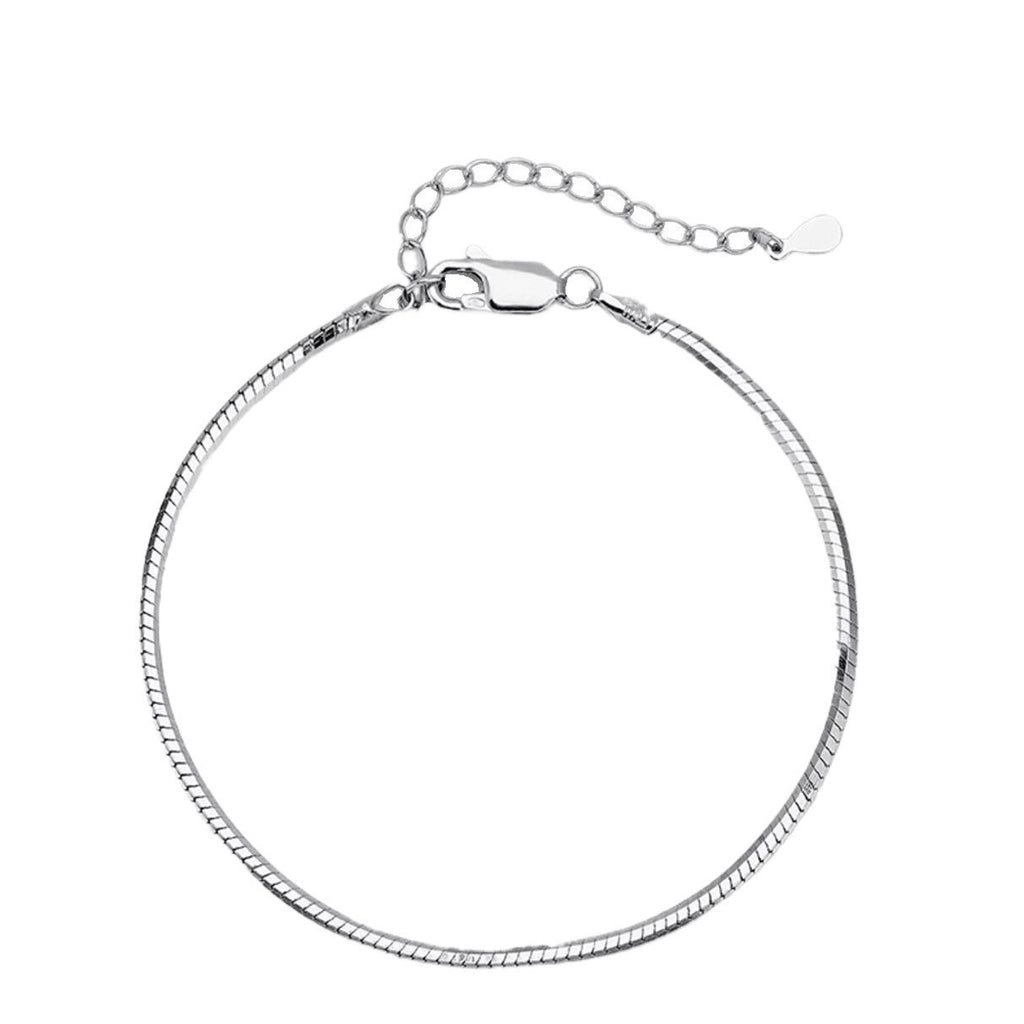 S925 Silber Fortgeschrittene Schlangenknochenkette Schlichter Kaltstil