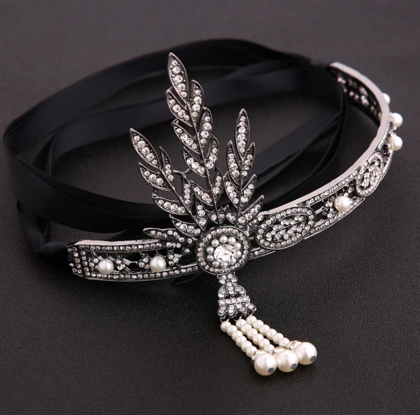 Accesorios para el cabello Corona de perlas