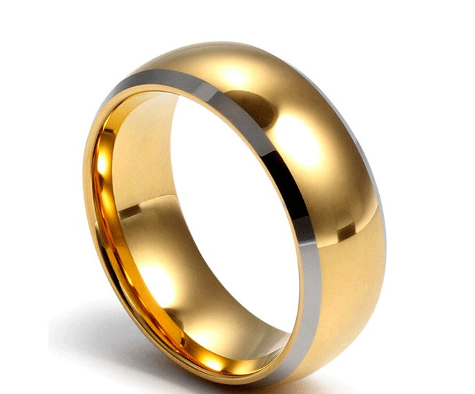 Herrenring aus Gold-Wolframstahl