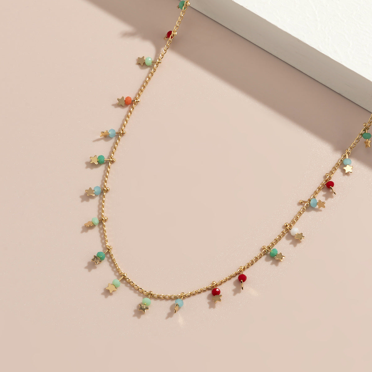 Creative Color Rice Beads Tassel Single Layer Waist Chain
