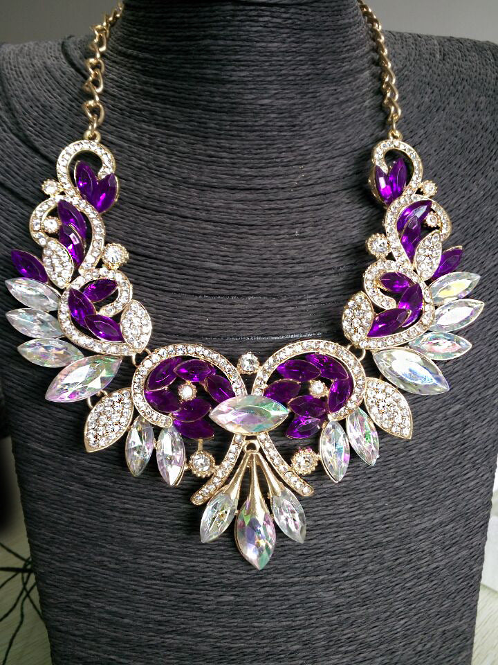 Diamantlegierung Blumenkette für Damen