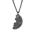 Dumbbell piece couple pendant
