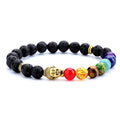 Buntes Armband aus Achatperlen