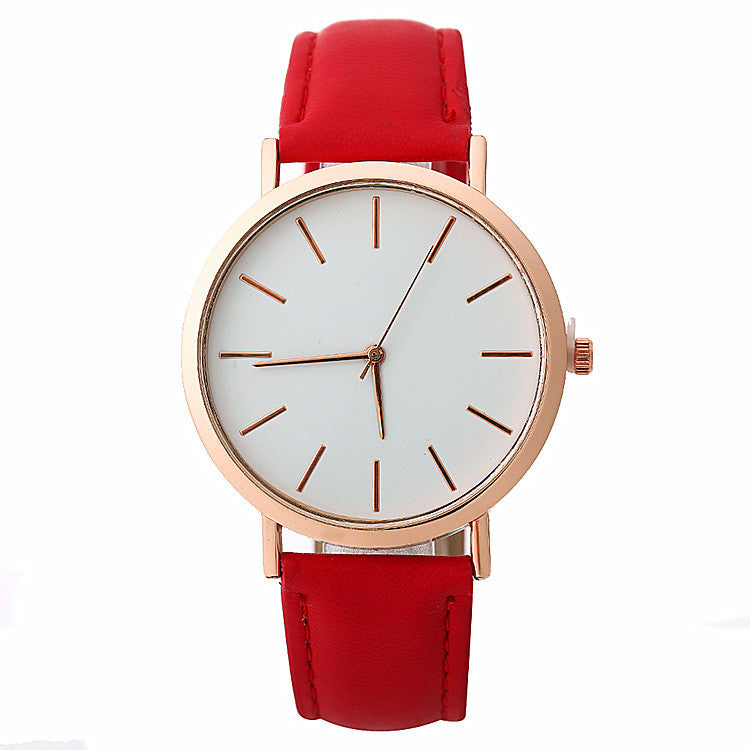 Relojes de mujer de cuarzo estilo simple de moda Relojes de pulsera Reloj de vestir para mujer