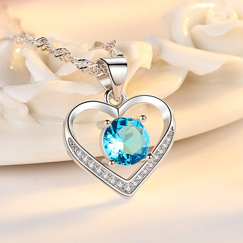 Fashionable Eternal Love Girl Necklace Pendant