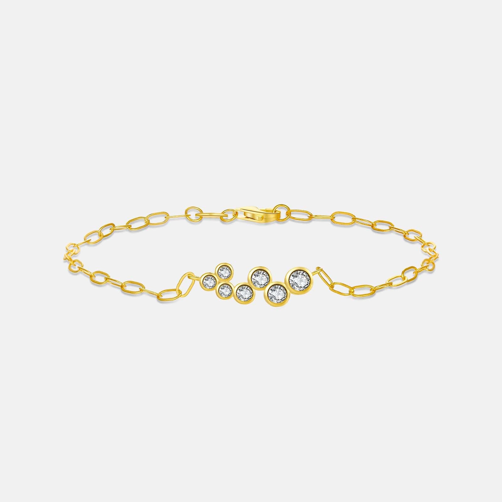Retro Diamonds Necklace Bracelet For Women