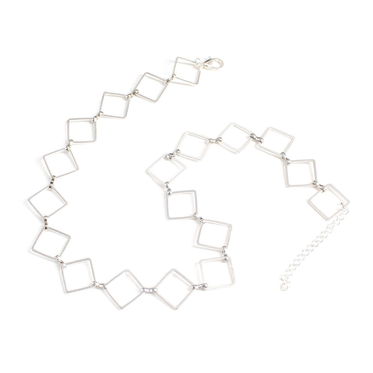 Hollow Diamond Necklace Necklace Clavicle Chain
