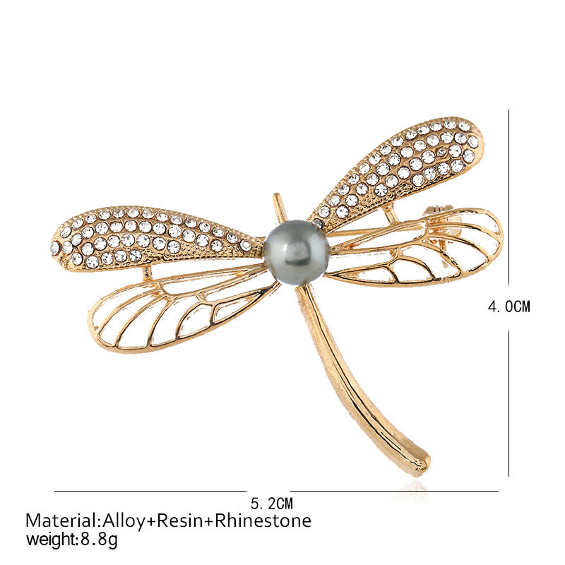Kleidung Accessoires Glänzender Kristall Diamant Spinne Tierbrosche