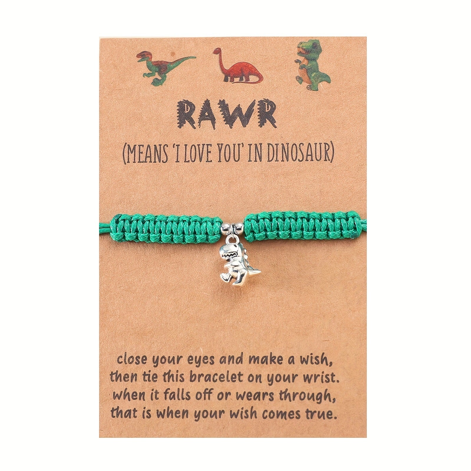 Luminous Letters Hand-woven Adjustable Bracelet Suit