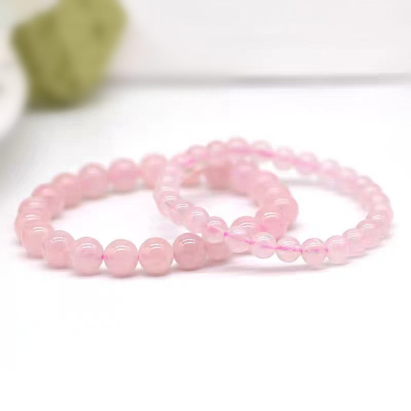Niña de Cristal Natural Pulsera de Cristal Anillo Único Femenino