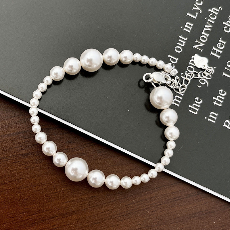 925 Sterling Silver Temperamental Sweet Geometric Bracelet