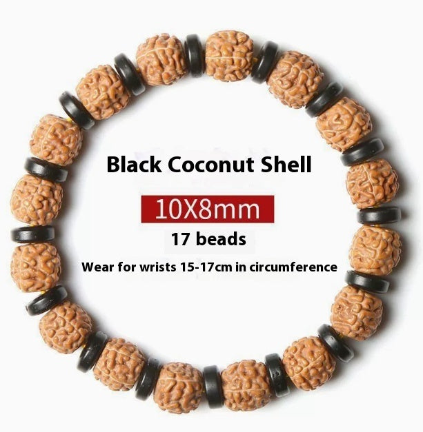 Amazon Neues Produkt Europäischer und Amerikanischer Stil Achat-Perlenarmband Vulkanstein-Gebetsarmband