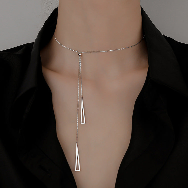 Kleine Design-Sinn kalter Stil weibliche Schlüsselbeinkette