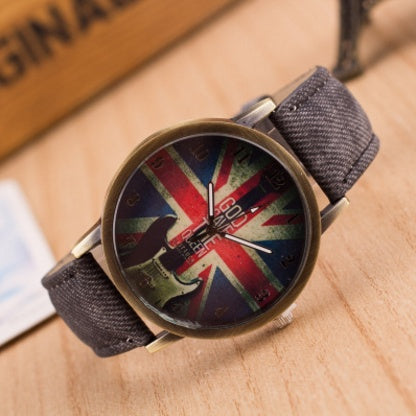 Reloj de pulsera con bandera del Reino Unido