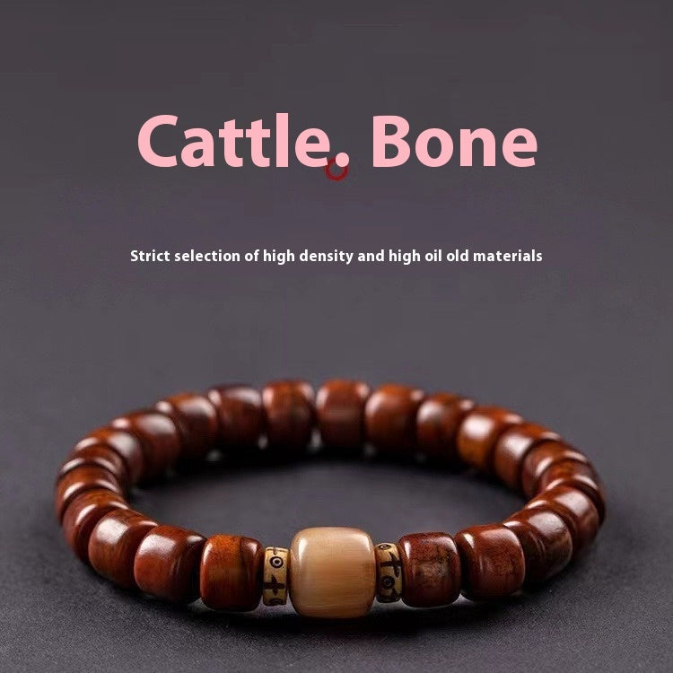 Tibetan Style Yak Bone Hand Toy Beads Bone Tibetan Beads Horn Bracelet