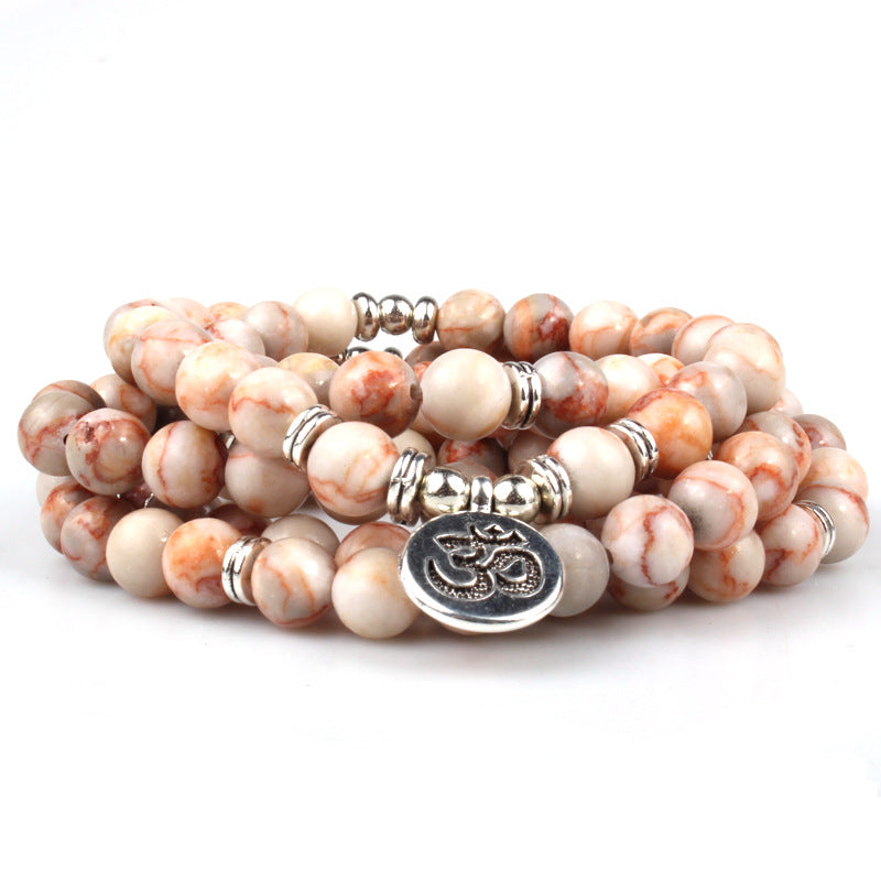 New Natural Pallisandro Classico Bracelet 108 Lotus Pendant Bracelets